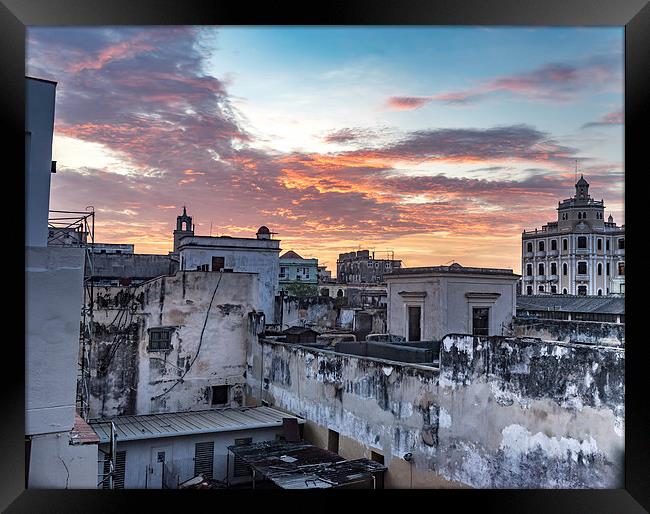 Havana Sunrise Framed Print by Gail Johnson