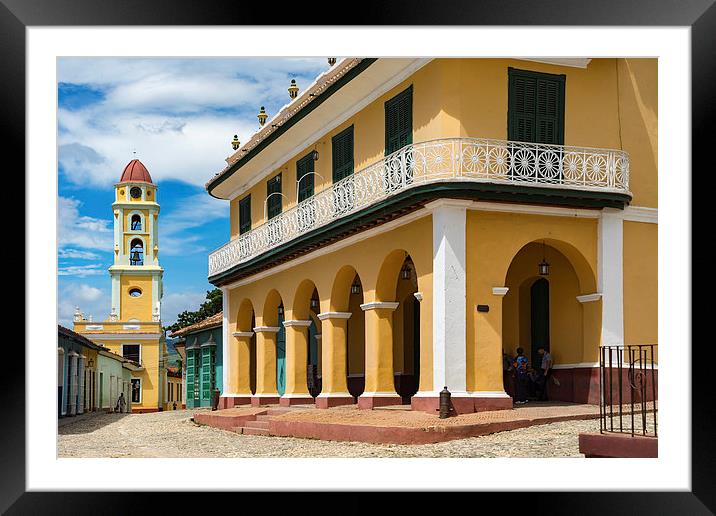 Trinidad City - Cuba Framed Mounted Print by Gail Johnson