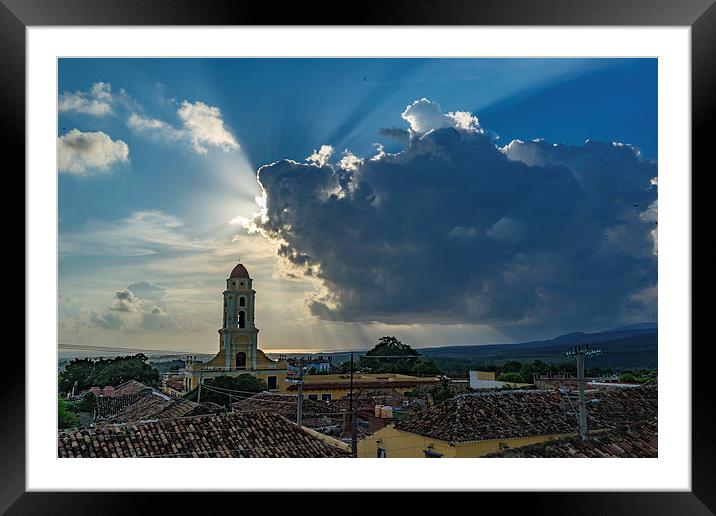 Trinidad City - Cuba Framed Mounted Print by Gail Johnson