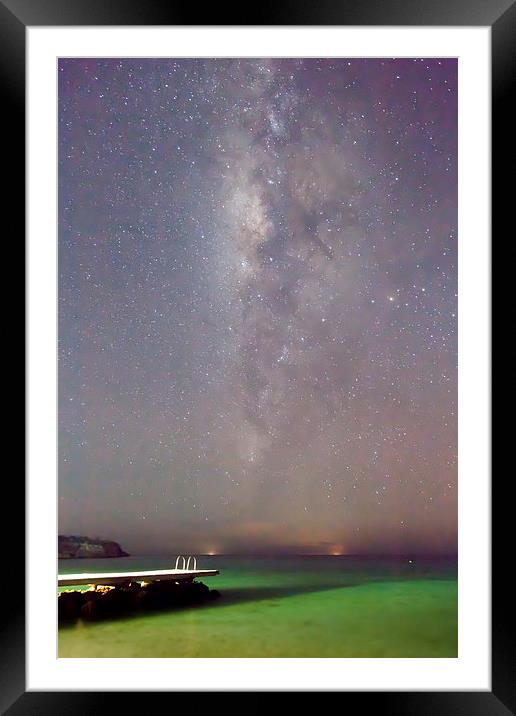  Milky Way Framed Mounted Print by Gail Johnson