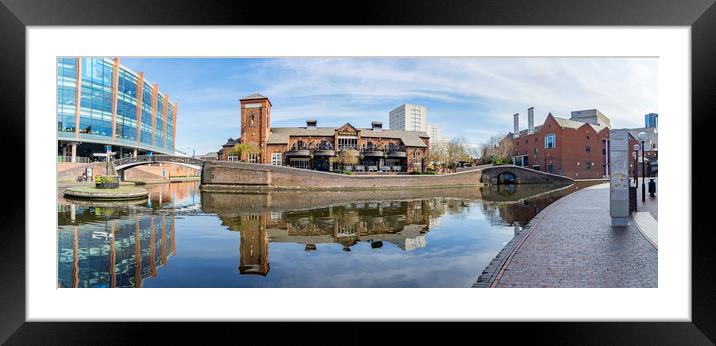 Views around Birmingham city centre Uk Framed Mounted Print by Gail Johnson