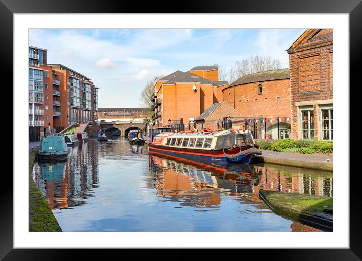 Views around Birmingham city centre Uk Framed Mounted Print by Gail Johnson