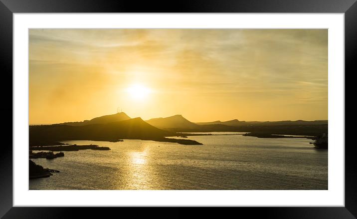 Cuaraco Sunset Framed Mounted Print by Gail Johnson