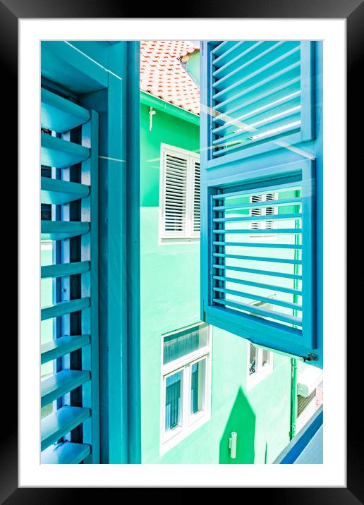  Punda  Curacao Views  Framed Mounted Print by Gail Johnson