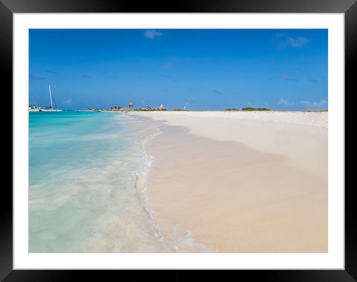  The beautiful Klein Curacao deserted island  Cura Framed Mounted Print by Gail Johnson