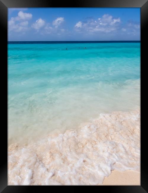  The beautiful Klein Curacao deserted island  Cura Framed Print by Gail Johnson