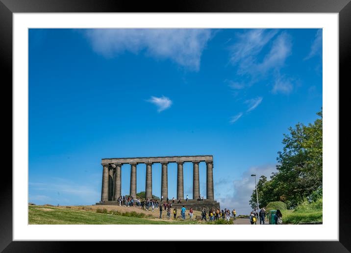  Calton Hill  Edinburgh City , Scotland Framed Mounted Print by Gail Johnson