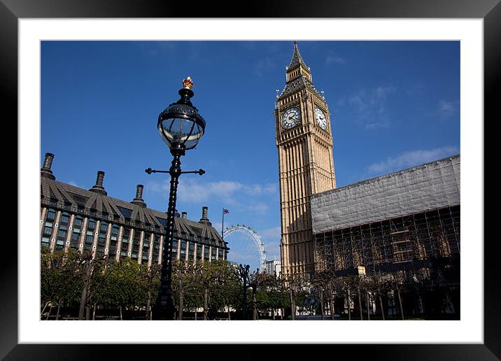 Houses of Parliament Framed Mounted Print by Gail Johnson