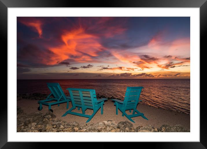  Views around the Caribbean Island of Curacao Framed Mounted Print by Gail Johnson