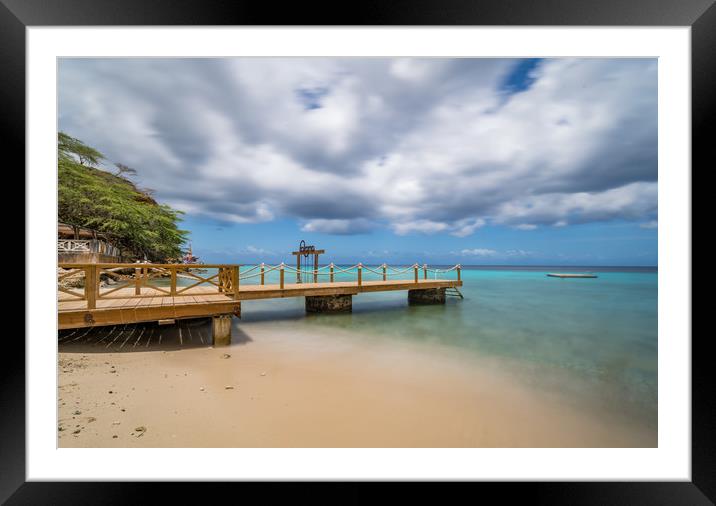 Kokomo Beach  Views around the Caribbean island of Framed Mounted Print by Gail Johnson