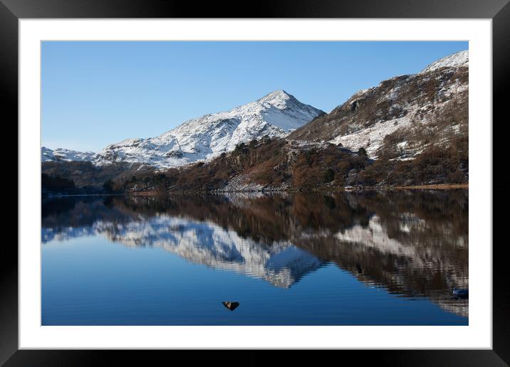 winter in Snowdonia Framed Mounted Print by Gail Johnson