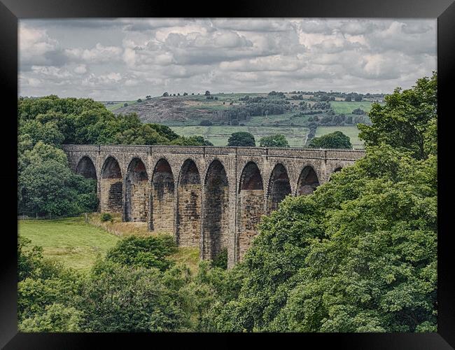 Hewenden Viaduct Cullingworth West Yorkshire Framed Print by Glen Allen