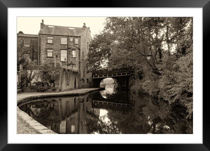 Rochdale Canal - Sowerby Bridge Framed Mounted Print by Glen Allen