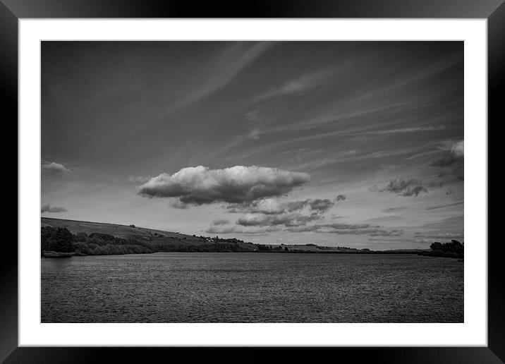 Clouds over Baitings - Ripponden West Yorkshire,  Framed Mounted Print by Glen Allen