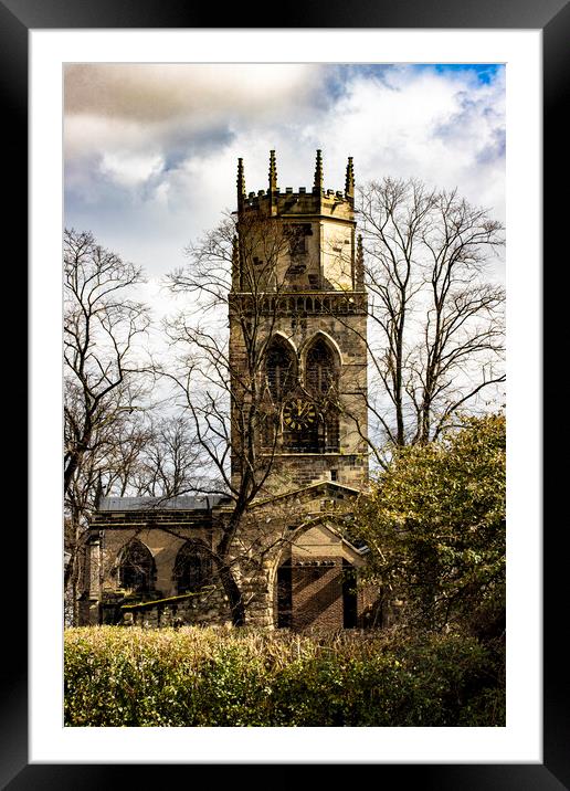 All Saints Pontefract 02 Framed Mounted Print by Glen Allen