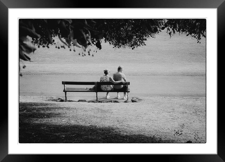Lazy Sunday Afternoons - Mono Framed Mounted Print by Glen Allen