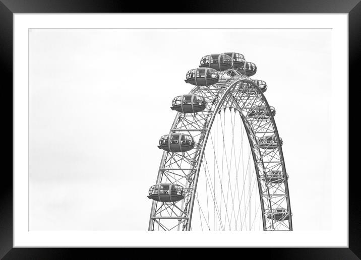 London Eye  Framed Mounted Print by Glen Allen