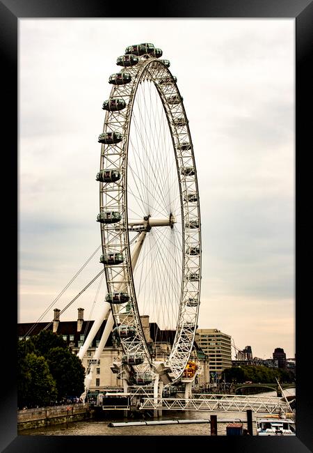 London Eye 02 Framed Print by Glen Allen
