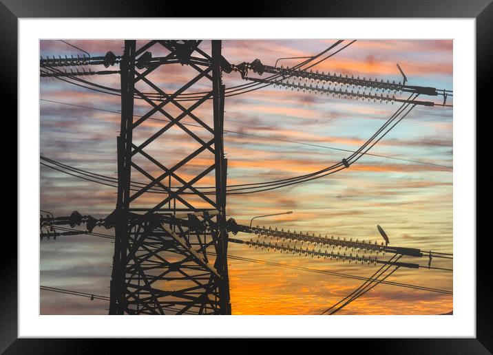 baiting's Pylon 02 Framed Mounted Print by Glen Allen