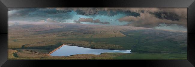 March Haigh Reservoir - Marsden  Framed Print by Glen Allen