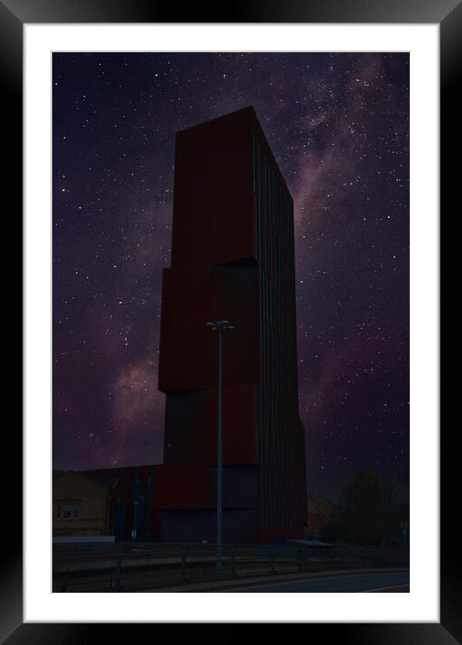 Broadcasting Tower Leeds Digital Art Framed Mounted Print by Glen Allen