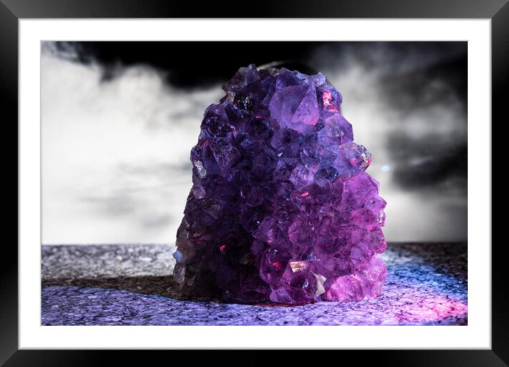 Violet Crystal Framed Mounted Print by Glen Allen