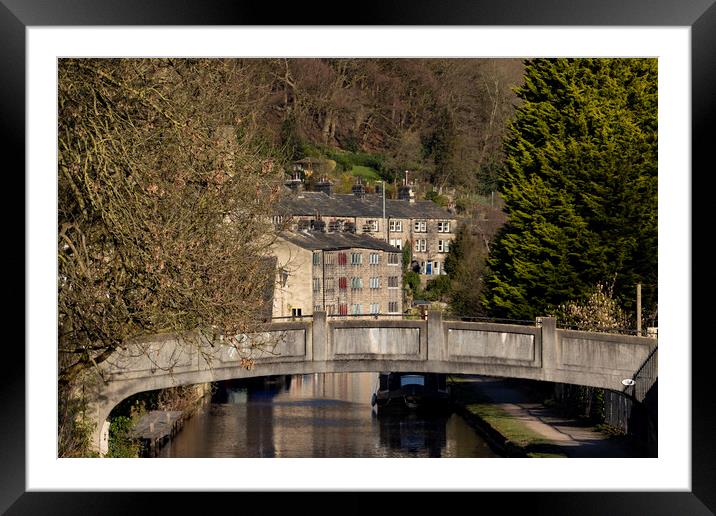 Bridge 16a Rochdale Canal Hebden Bridge Framed Mounted Print by Glen Allen