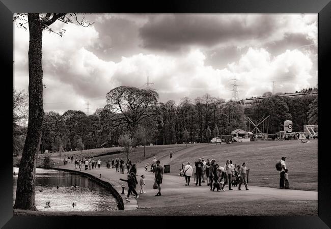 Sunday Afternoon at Shibden Park Framed Print by Glen Allen