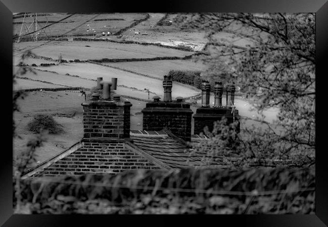 Scenes of Yorkshire - Rooftops Framed Print by Glen Allen