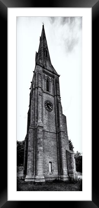 Old St Pauls Steeple - King Cross, Halifax Framed Mounted Print by Glen Allen