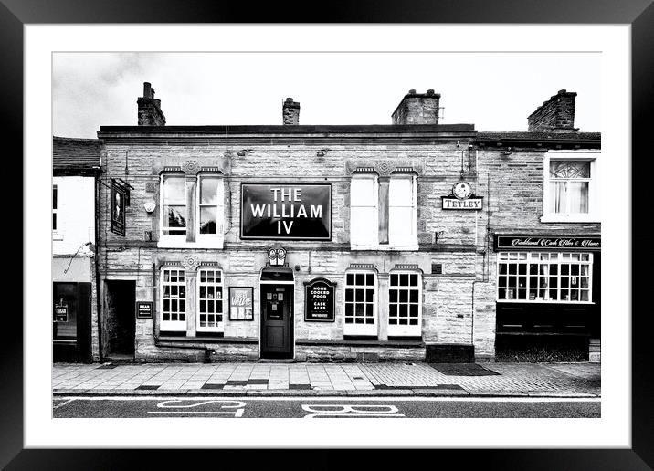 The William IV Public House Framed Mounted Print by Glen Allen