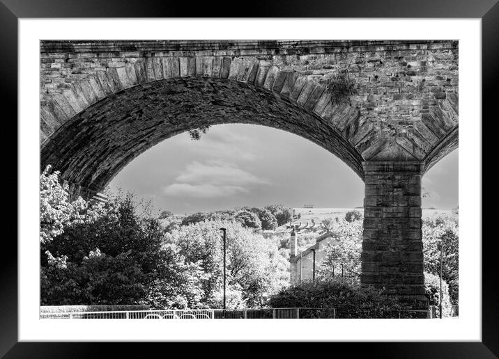 Todmorden Viaduct Framed Mounted Print by Glen Allen