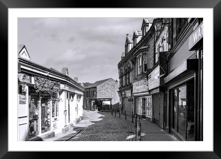 Water Street - Todmorden, West Yorkshire Framed Mounted Print by Glen Allen