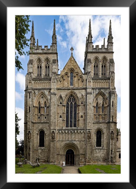 Selby Abbey 2024 Framed Mounted Print by Glen Allen