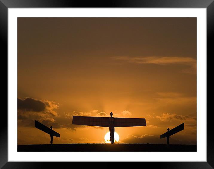 A Modern Day Golgotha Framed Mounted Print by Glen Allen