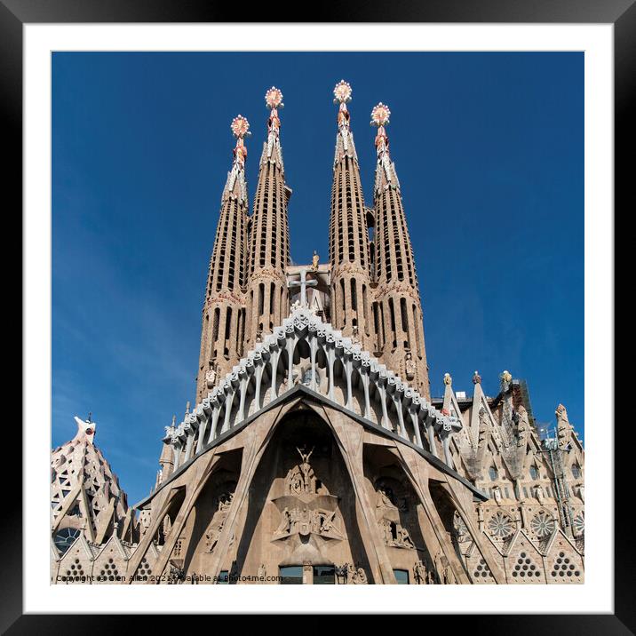 Sagrada Familia Framed Mounted Print by Glen Allen