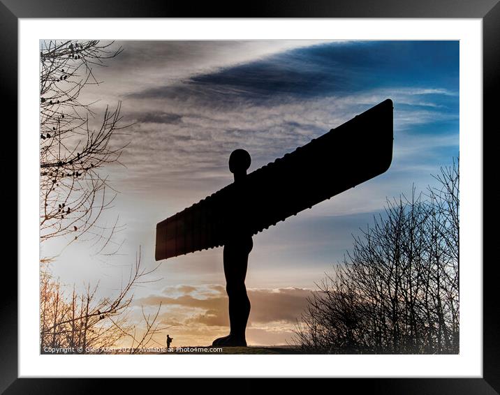 Angel of the North III Framed Mounted Print by Glen Allen