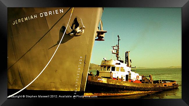 Jeremiah O'Brien Framed Print by Stephen Maxwell