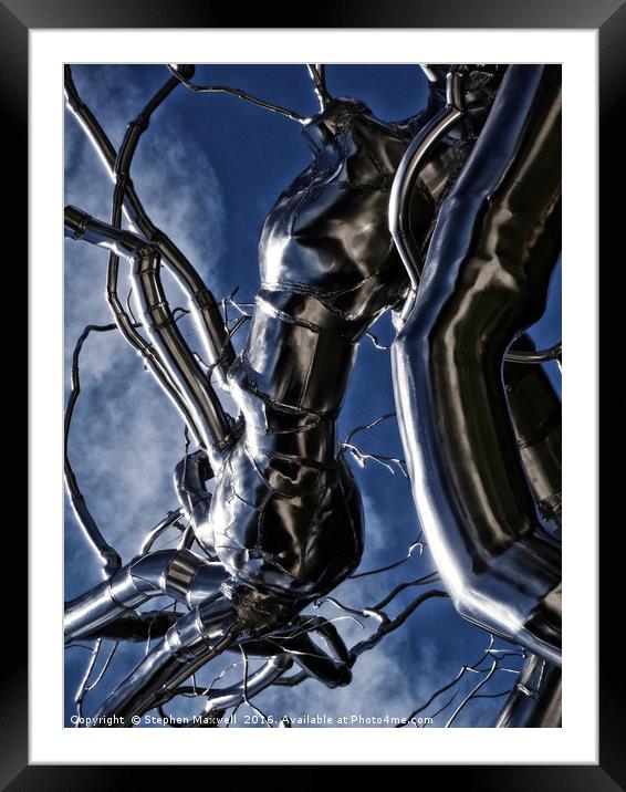 Contortions Framed Mounted Print by Stephen Maxwell