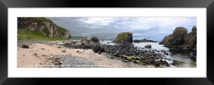 Elephant Rock Framed Mounted Print by Stephen Maxwell