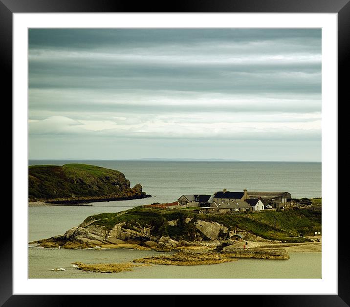 Portmuck Framed Mounted Print by Stephen Maxwell