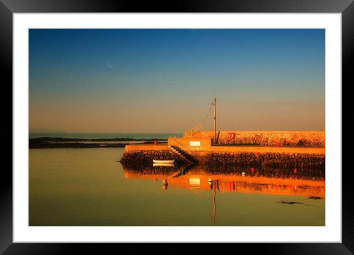Groomsport Harbour Framed Mounted Print by Stephen Maxwell
