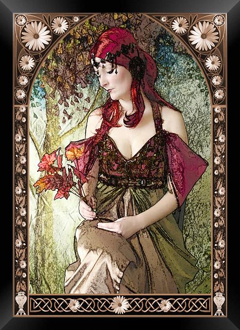 Nouveau, Art Nouveau Framed Print by John Edwards