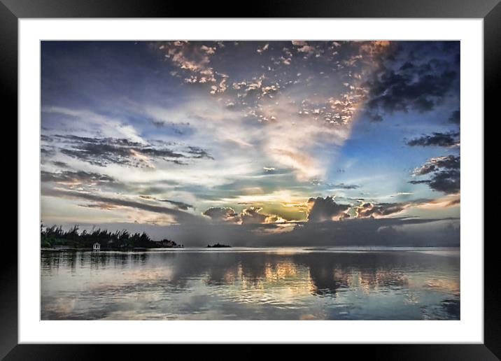 Heaven's Light Framed Mounted Print by John Edwards