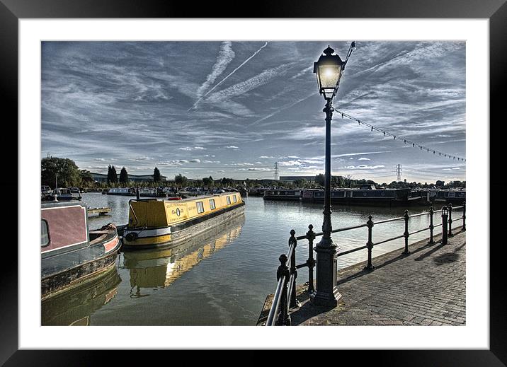 Day's End at Barton Marina Framed Mounted Print by John Edwards