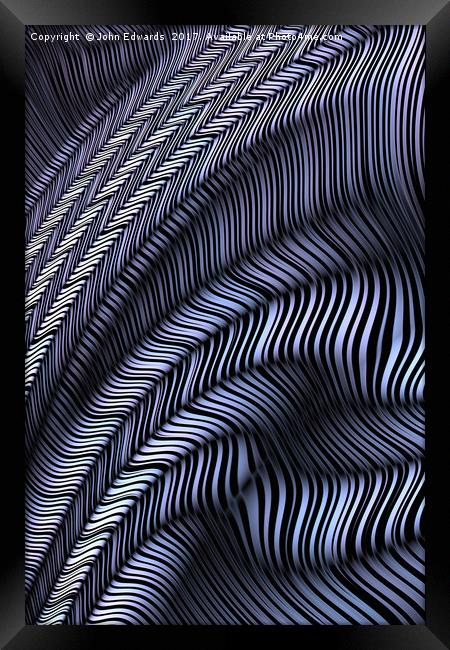 Tread Pattern Framed Print by John Edwards