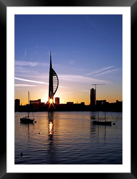 First Rays of Light Framed Mounted Print by Sharpimage NET
