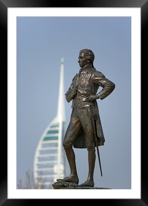 Nelson and the Tower Framed Mounted Print by Sharpimage NET