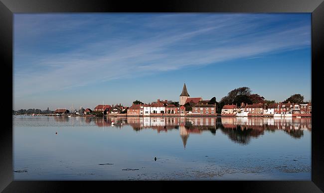 Reflections of Bosham Framed Print by Sharpimage NET