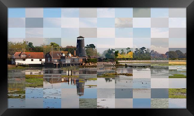 Multiple Visions of Langstone Mill 2 Framed Print by Sharpimage NET